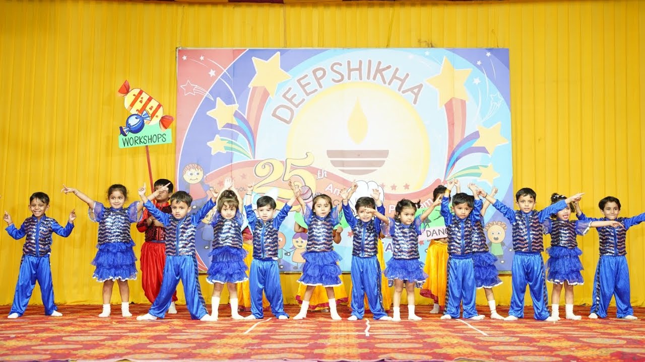 Multitalented Dynamic Dance @DeepshikhaPreschool 25th Annual Day🥳 Papa kehte hai, Naach meri jaan