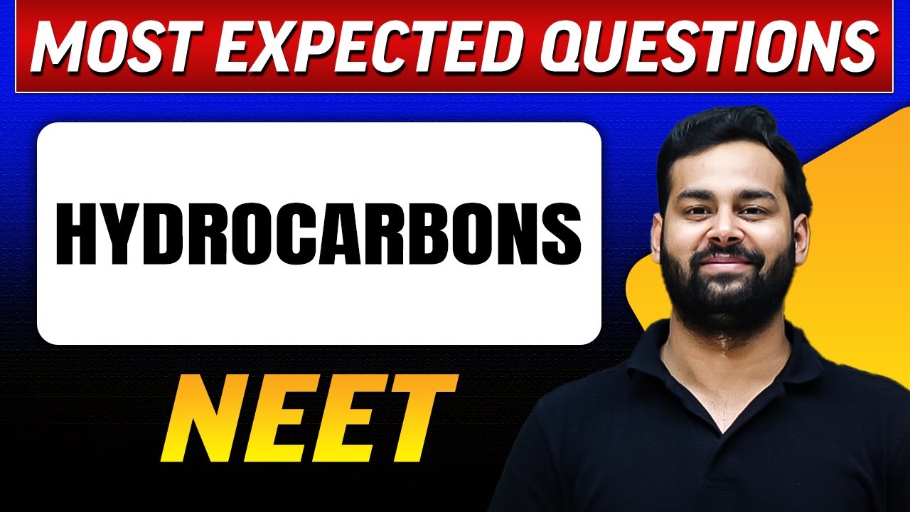 HYDROCARBONS : Most Expected Questions in 1 Shot | NEET - YouTube