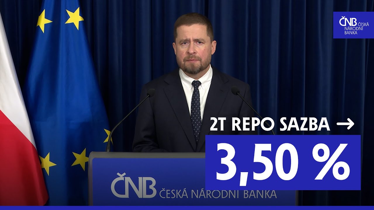 ČNB ponechala úrokové sazby na stávající úrovni | Záznam tiskové konference z 6. 11. 2025