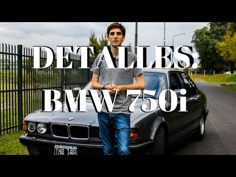 Detalles: BMW 750i 1991 (E32) - Todas las "pavadas" que trae