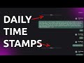 Messaging Daily Timestamps | Bubble.io | BuildLaunch.dev