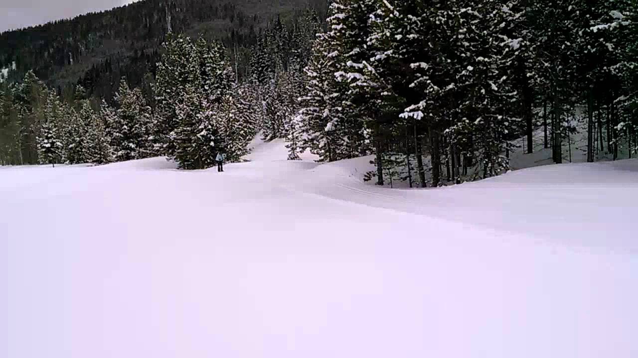 Double-pole on Skate skis