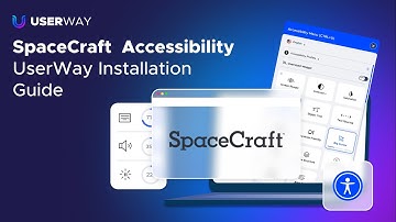 SpaceCraft Accessibility - UserWay Installation Guide