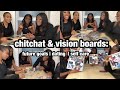 CHITCHAT &amp; VISION BOARDS: WHAT IS LOVE? |GOALS| MARRIAGE IS OUTDATED| GIRLS LIKE MEN WITH MONEY
