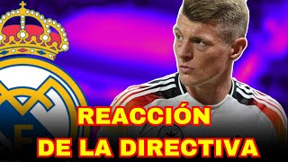 LA REACCIÓN DE LA DIRECTIVA DEL MADRID A LO DE KROOS: 'ES UN G...'