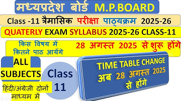class 11th quarterly exam syllabus 2025-26 quarterly exam 2025 class 11 syllabus trimasik pariksha