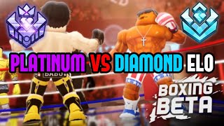 BOXING BETA PLATINUM VS DIAMOND ELO FIGHT! (ROBLOX)