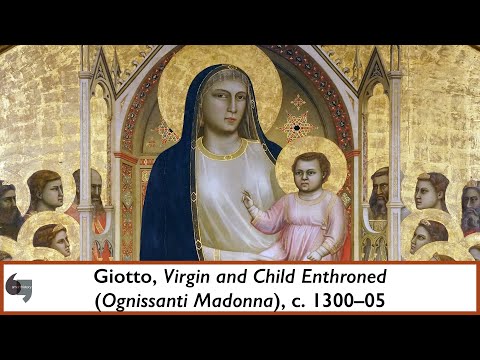 Giotto Virgin and Child enthroned Ognissanti Madonna
