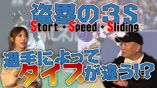 【盗塁の成功率】盗塁のタイプの違いとは！？成功率の高い選手の盗塁技術について語る！