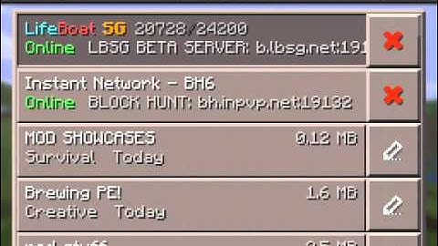 Tutorial: Minecraft Pocket Edition 0.11.0 BETA: How to join Lifeboat Survival Games in Beta