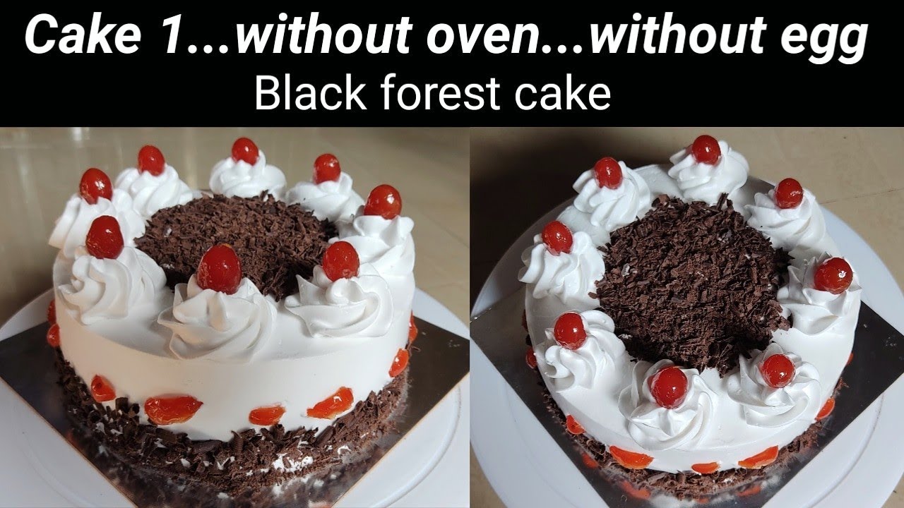 सोप्या पद्धतीने शिका केक-1 | step by step full recipe | black forest cake | Vanjari Sisters&Family