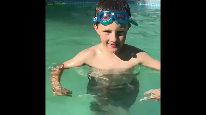 Pool time with Brayden Olivia and Brody