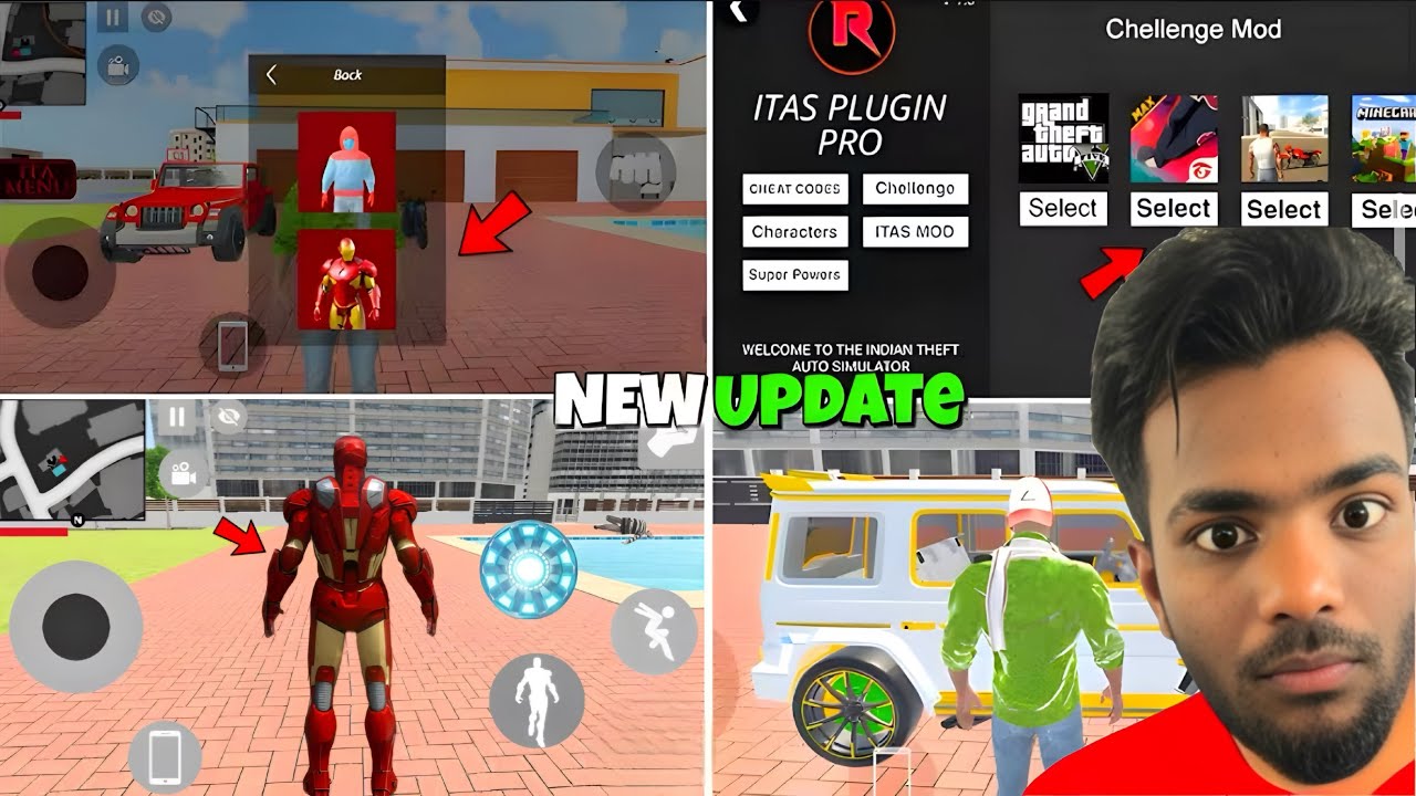 INDIAN THEFT AUTO SIMULATOR NEW UPDATE 🤯+IRON MAN SUPER POWER AND ALL NEW SECRET FUTURE+CHEAT CODES