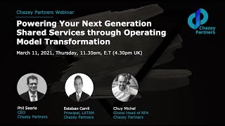Powering Your Next Generation Shared Services through Operating Model Transformation