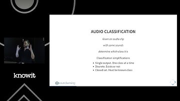 Classifying sound using Machine Learning (Artificial Summit February 2020 @ KnowIt)