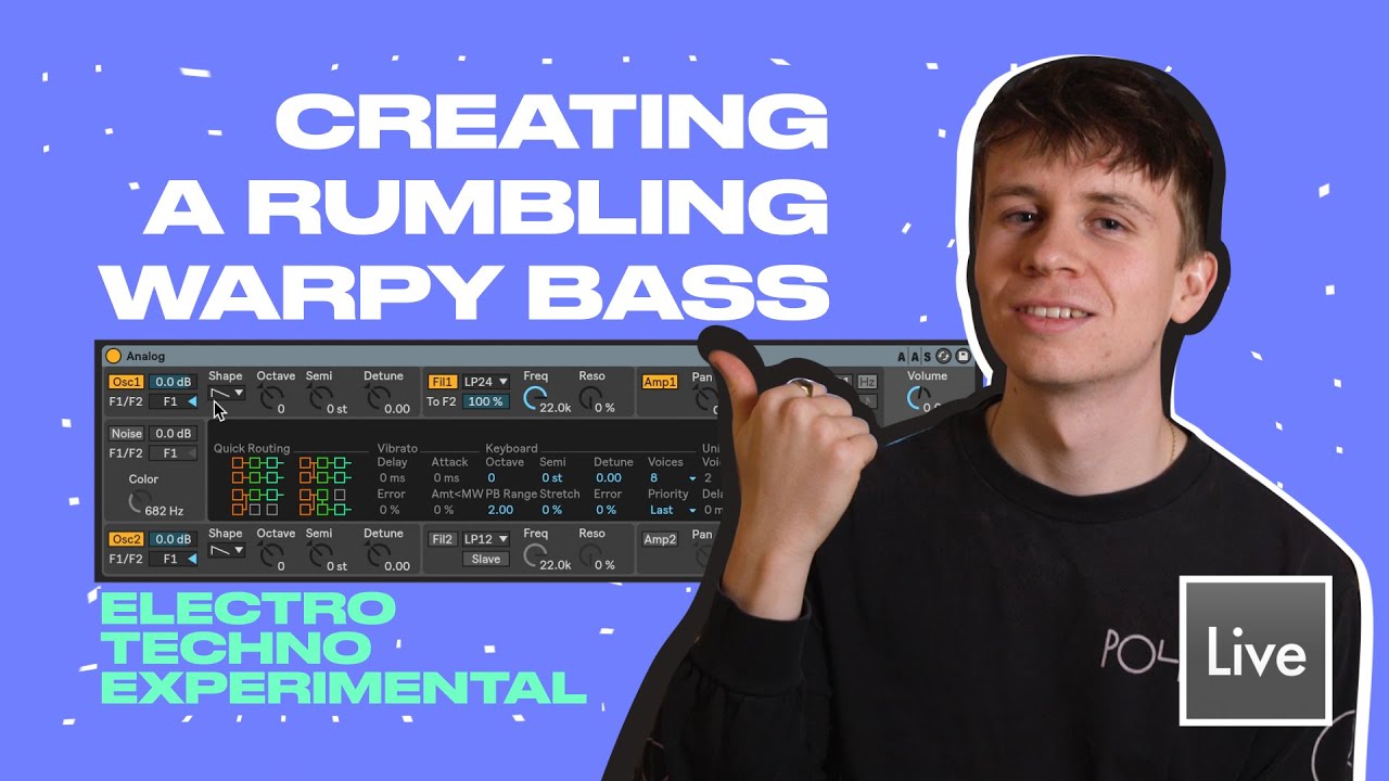 How to make a Warpy Rumbling Bassline (Like Adam Pits, Lisene, OK EG, d.Tiffany)