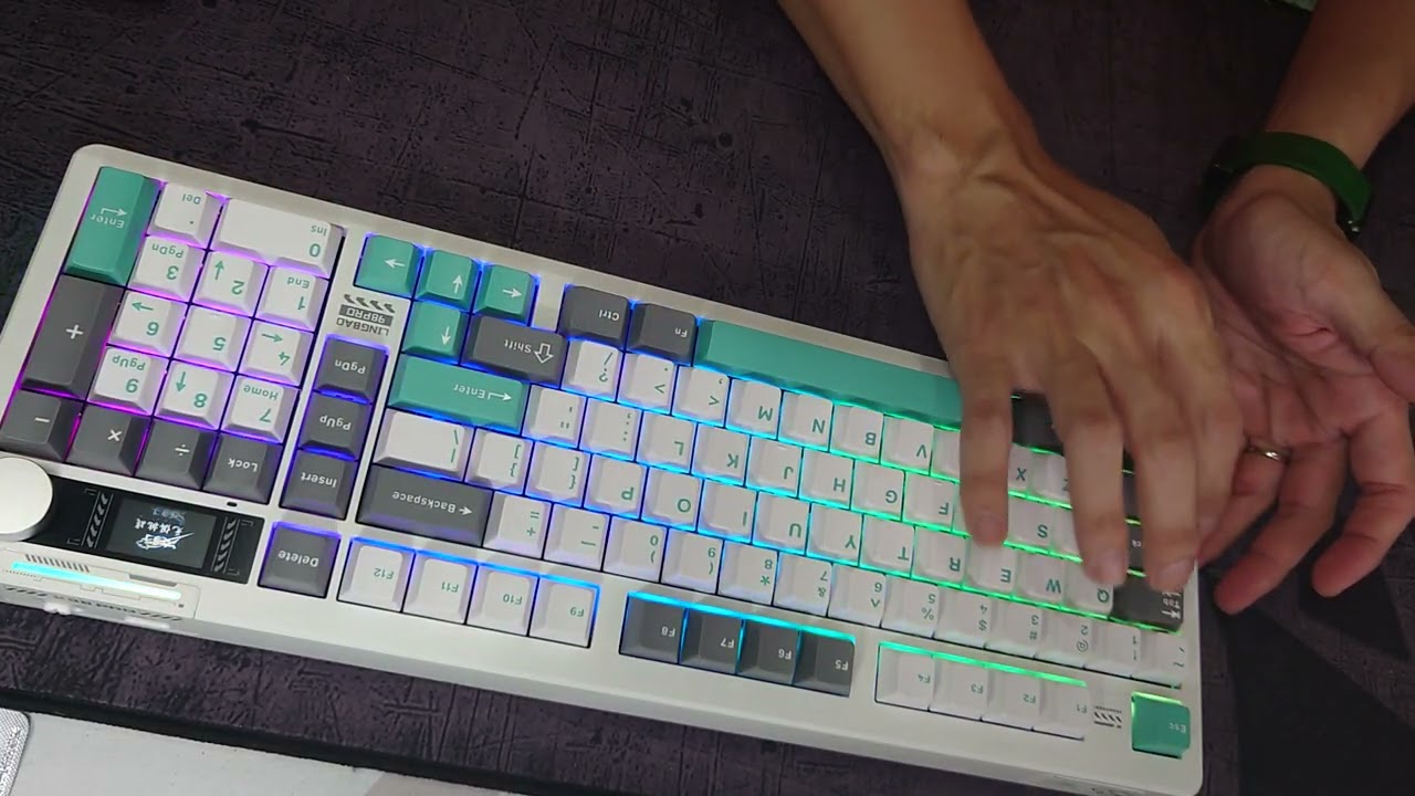 Bàn Phím Cơ Fullsize Rút Gọn - Lingbao K98 Pro - Kailh Blue Feather Linear