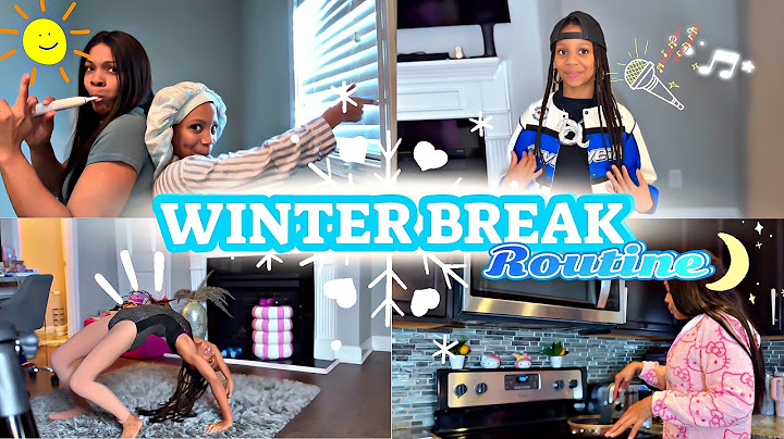 Winter Break ❄️ Morning and Night Routine Fun!  🤩 (Day in the Life)