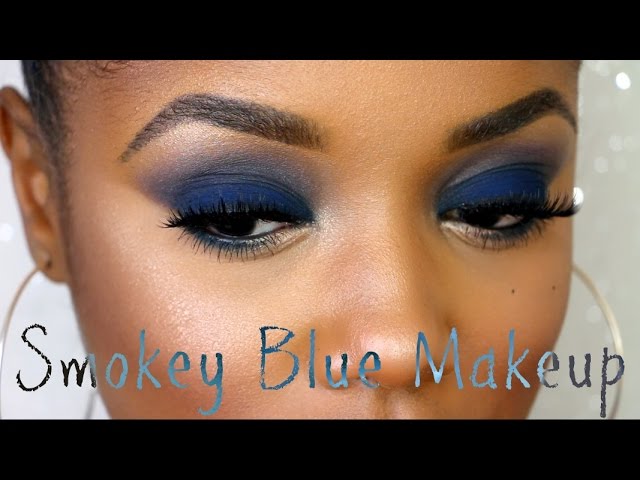 Navy Blue Smokey Eye Perfect for Brown Eyes