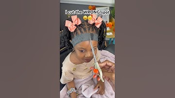 Braid Reveal SCARE 😱🫣 #bts #viral #shorts #youtube #youtubeshorts #explore #asmr #fyp #trending