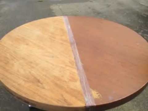 paint stripping wood furniture - youtube