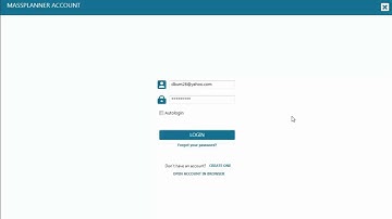 1.  Logging into MassPlanner 2 - old