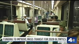 LA gets $900M to boost public transit before 2028 Olympics