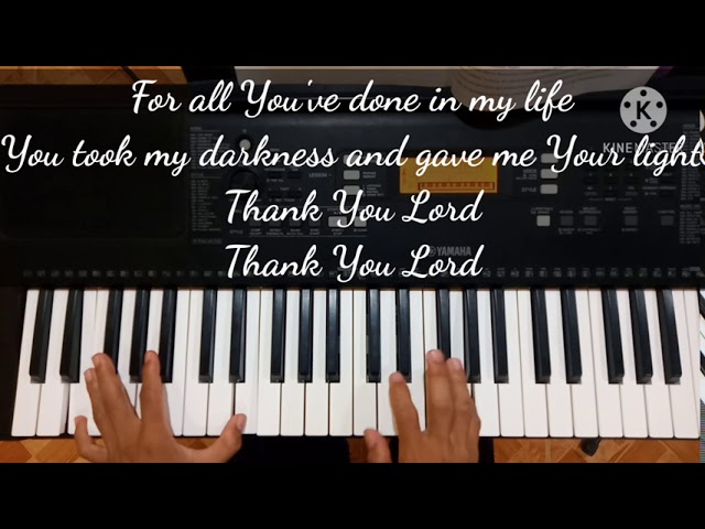 Thank You Lord By Don Moen Karaoke Key Of D Chords Chordify Thank You Lord By Don Moen Karaoke Key Of D Chords Chordify