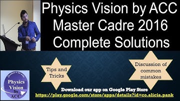Lecture 1 Master Cadre 2016 Complete Solution with short tricks #MasterCadre
