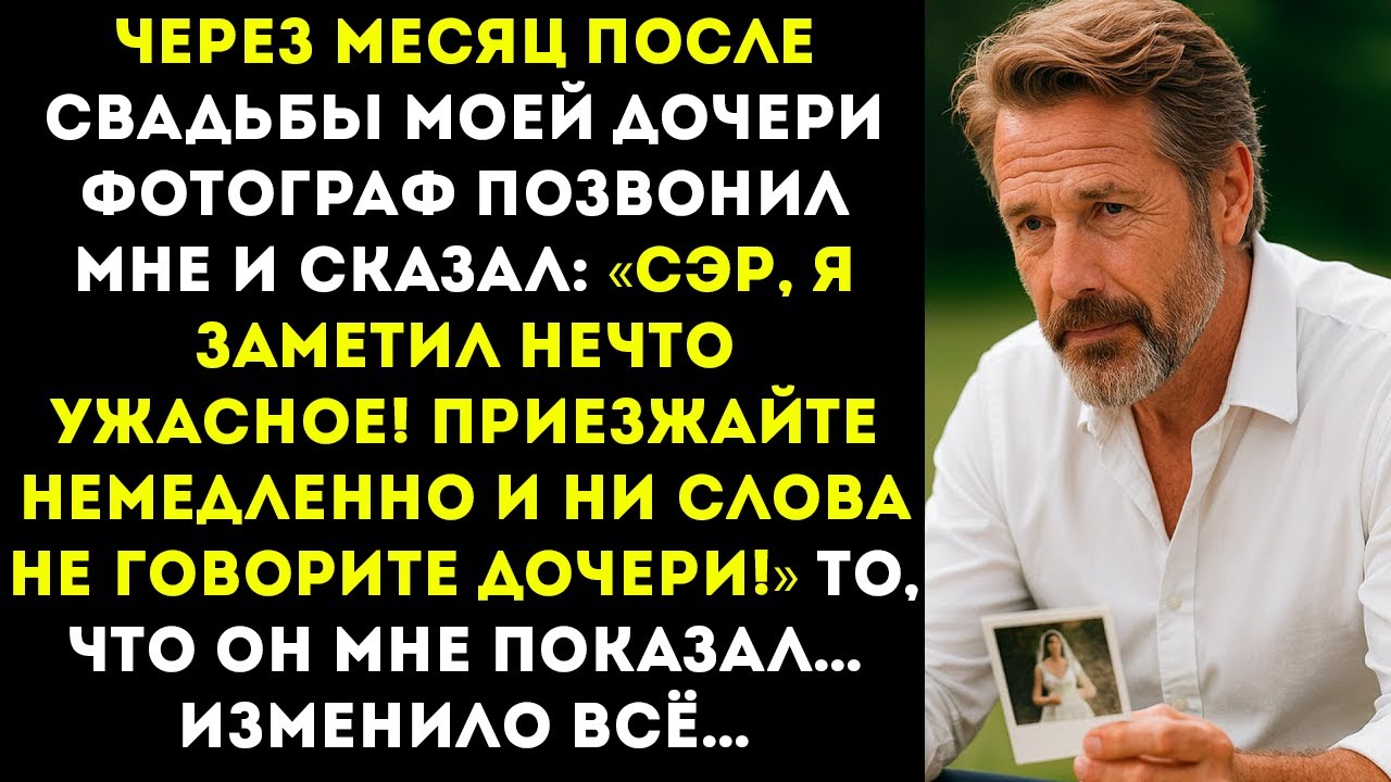 Фотограф позвонил мне и сказал, что заметил нечто очень тревожное на свадебных фотографиях