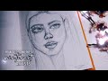 How to draw like pinterest artists  easy and quick tutorial