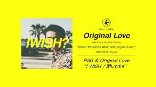 PSG (PUNPEE, 5lack, GAPPER) & Original Love - I WISH / 愛してます (from WWW with Original Love”)