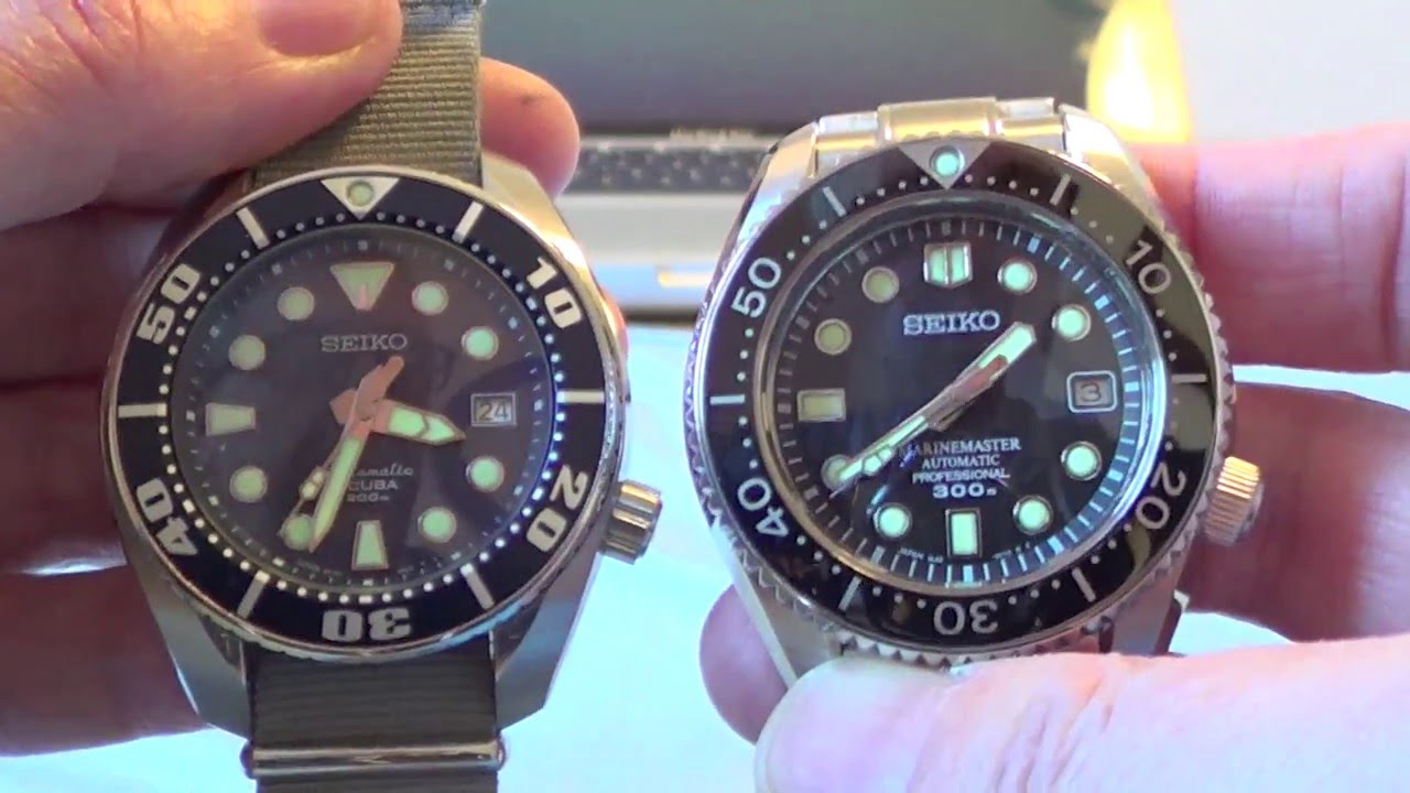 Seiko Sumo Sbdc003 And Seiko Marinemaster Sbdx001 Youtube