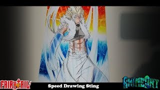 Speed Drawing - Sting Eucliffe (Fairy Tail) @RodIlustra