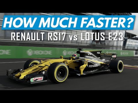 forza-motorsport-7│renault-rs17-vs-lotus-e23-:-how-much-faster-is-it?