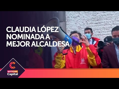 Claudia López fue nominada a mejor alcaldesa del mundo 2021