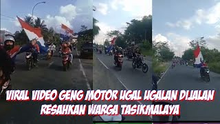 Konvoi Geng Motor Resahkan Pengguna Jalan Di Tasikmalaya, Padahal Mau Berbagi Takjil.