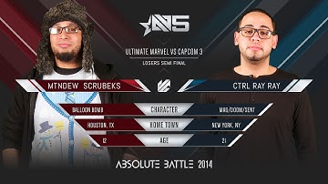Absolute Battle 5 - UMvC3 - MTNDEW Scrubeks vs CTRL Ray Ray
