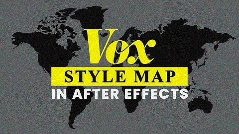 Easy Vector Map Animation Tutorial | Vox & Johnny Harris Style in After Effects