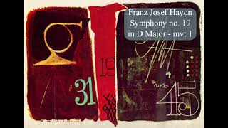 Haydn's 19th Symphony - mvt. 1 With Score and Analysis