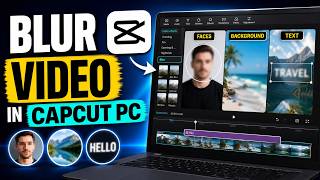 How to Blur Video in CapCut PC (Faces, Background & Text) screenshot 1