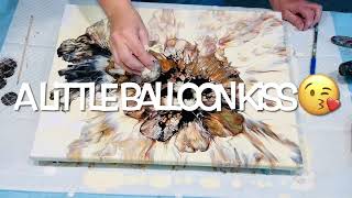 SUPER DYNAMIC METALLICS WITH STENCIL TO ENHANCE ART ABSTRACT MY WAY by Gilly Kube Art 1,336 views 6 days ago 3 minutes, 32 seconds
