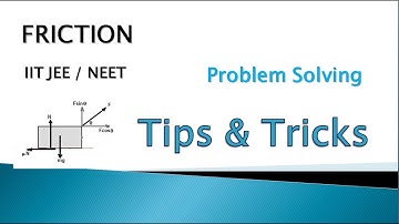 12.2 (IIT JEE /NEET) Static Friction: Minimum force required to move a block