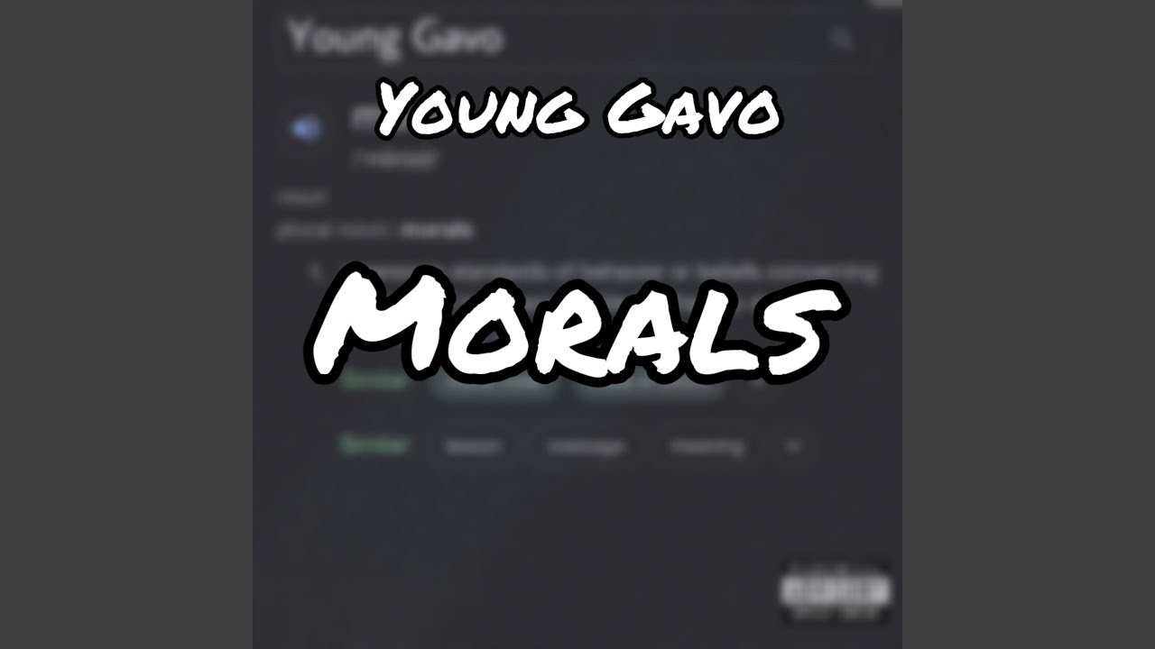 Watch Morals on YouTube Watch Morals on YouTube