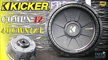KICKER CompS 12 40CWS124 4K (FNS)