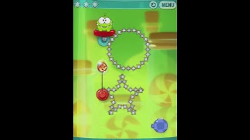 Cut the Rope Experiments 3-25 Walkthrough Sticky Steps