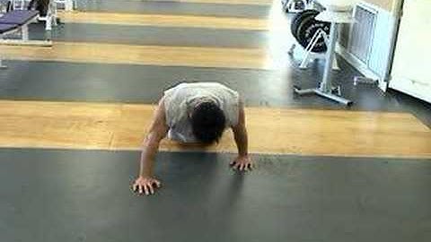 Staggered Push Up