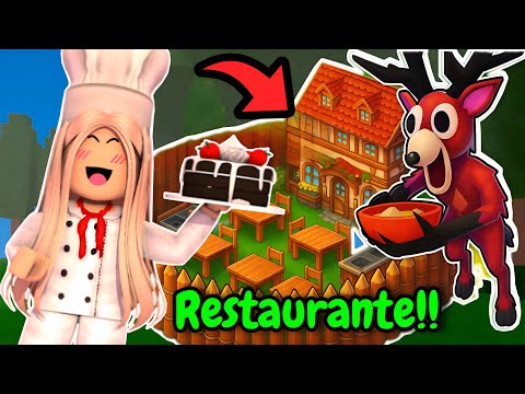 👩‍🍳I MADE A RESTAURANT AT 99 NIGHTS IN THE FOREST!! 🥗 - Licy games