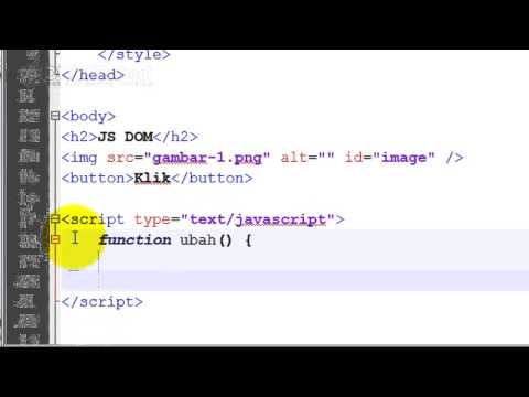 Cara Mengubah Attribute HTML Melalui JavaScript