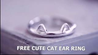 Cute Cat Ear Ring